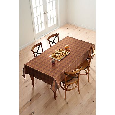 Celebrate Together™ Fall 60" x 102" Yarn Dye Plaid Tablecloth