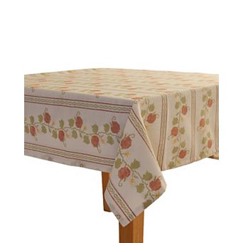 Celebrate Together™ Fall Faux Embroidery Pumpkin Tablecloth 60" x 102"