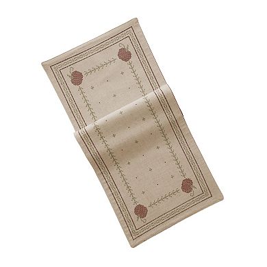 Celebrate Together™ Fall Faux Embroidery Pumpkin Table Runner