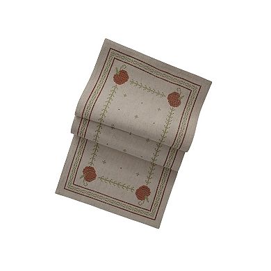 Celebrate Together™ Fall Faux Embroidery Pumpkin Table Runner