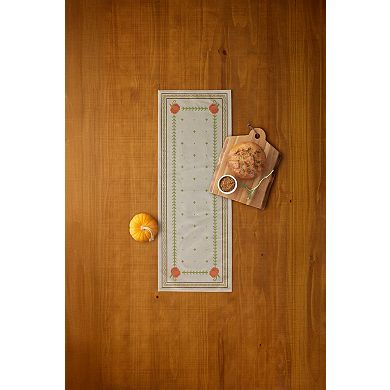 Celebrate Together™ Fall Faux Embroidery Pumpkin Table Runner
