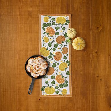 Celebrate Together™ Fall Pumpkin Tapestry Table Runner