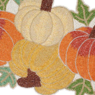 Celebrate Together™ Fall Beaded Pumpkin Placemat
