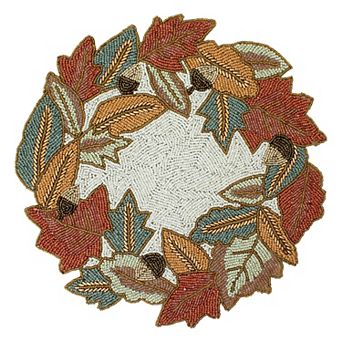 Celebrate Together™ Fall Beaded Leaves Placemat