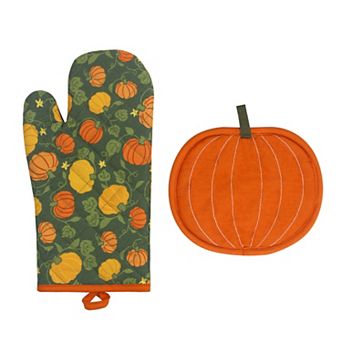 Celebrate Together™ Fall Pumpkin Oven Mitt & Pot Holder Set