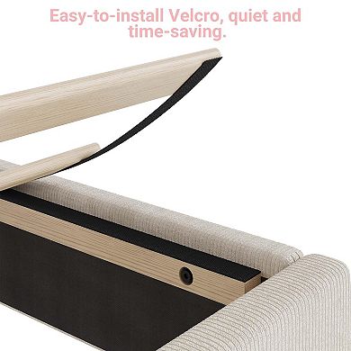 Twin Size Velvet Bed Frame