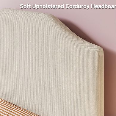 Twin Size Velvet Bed Frame