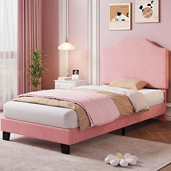 Twin Size Velvet Bed Frame