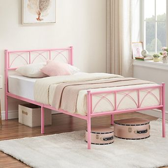 Twin Bed Frame with Headboard