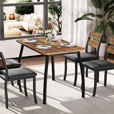 ANIXOL 5-Piece Dining Table Set for 4