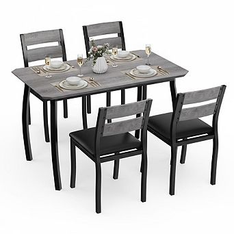 ANIXOL 5 pc Dining Table Set for 4