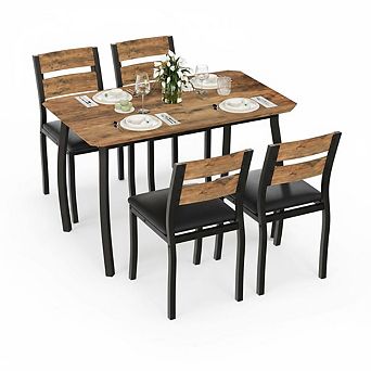 ANIXOL 5 pc Dining Table Set for 4