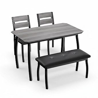 ANIXOL 4 pc Dining Table Set with Bench