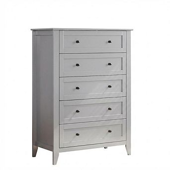 ANIXOL Modern 5-Drawer Tall Dresser for Bedroom