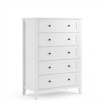 ANIXOL Modern 5-Drawer Tall Dresser for Bedroom