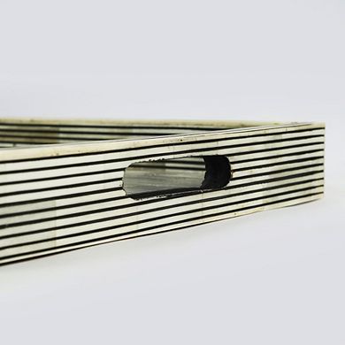 Pinstripe Inlay Medium Tray