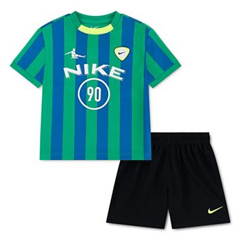 Boys 4-7 Nike Striped Soccer Short Sleeve T-Shirt & Athletic Shorts 2 pc Set