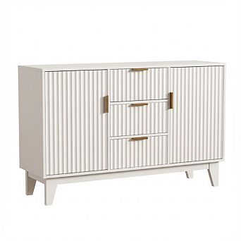 ANIXOL Fluted Sideboard Buffet Cabinet