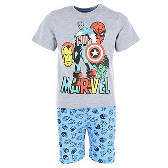 Textiel Trade Boy's Marvel Avengers Pajama Short Set