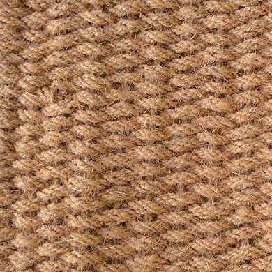HomeRoots 24" X 36" Brown Coir Weave Outdoor Door Mat