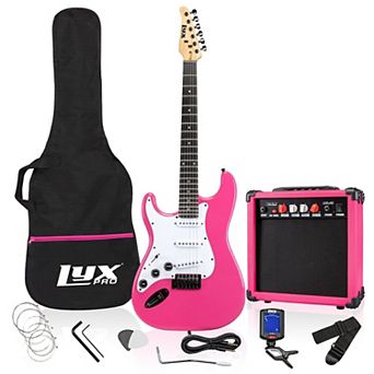 Lyxpro Electric Guitar Kit, 39” Left Handed Electric Guitar & Electric Guitar Accessories