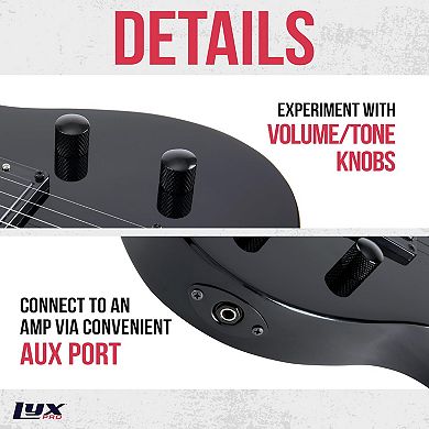 Lyxpro Electric Guitar Kit, 30” Electric Guitar With Amp & Electric Guitar Accessories
