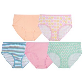 Girls 7-16 SO® 5-Pack Cotton Blend Brief Panties