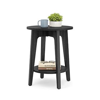 End Table With Lower Shelf