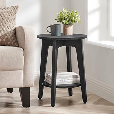 End Table With Lower Shelf