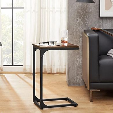 C-Shaped Small End Table