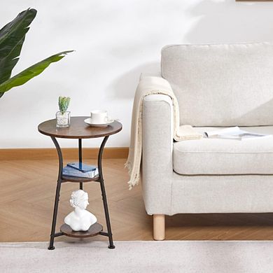 Round Accent End Table