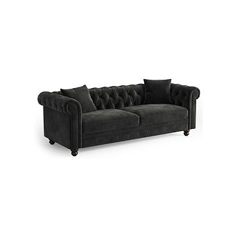 Elegant Sofa With Rolled Arms