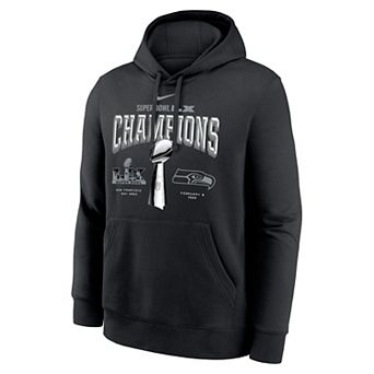 Men's Nike Seattle Seahawks Super Bowl LX Champions Locker Room Trophy Collection Fleece Hoodie