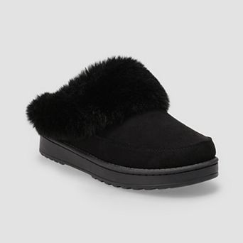 SO® Cheeno Faux Fur Women's Slip-On Clog Slippers