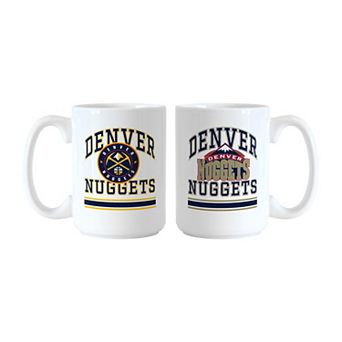 Logo Brands Denver Nuggets 15oz. Current & Throwback Mug Set