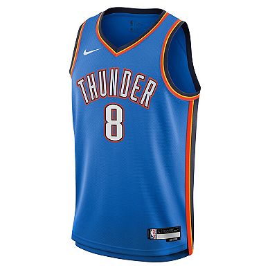 Youth Nike Jalen Williams Blue Oklahoma City Thunder Swingman Jersey - Icon Edition