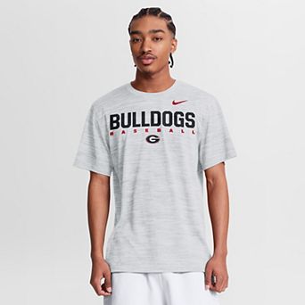 Men's Nike White Georgia Bulldogs Dugout Velocity Dri-FIT T-Shirt