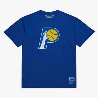 Unisex Mitchell & Ness Royal Indiana Pacers Hardwood Classics Arch T-Shirt