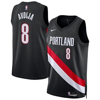 Unisex Nike Deni Avdija Black Portland Trail Blazers Swingman Jersey - Icon Edition