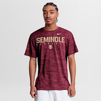 Men's Nike Garnet Florida State Seminoles Dugout Velocity Dri-FIT T-Shirt