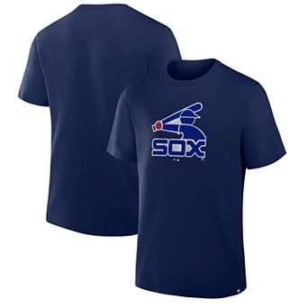 Men's Fanatics Navy Chicago White Sox Vintage Logo Legacy T-Shirt