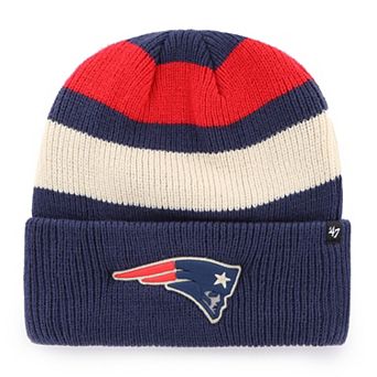 Men's '47 Navy New England Patriots Clubhouse Jennings Cuffed Knit Hat