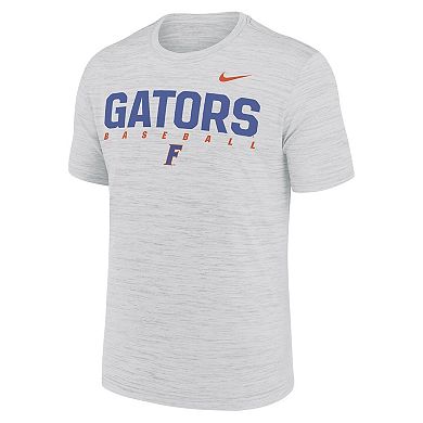 Men's Nike White Florida Gators Dugout Velocity Dri-FIT T-Shirt