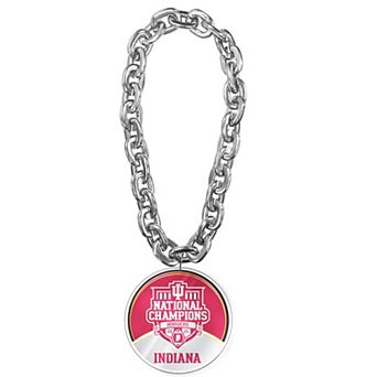 Indiana Hoosiers College Football Playoff 2025 National Champions Circle Fan Chain