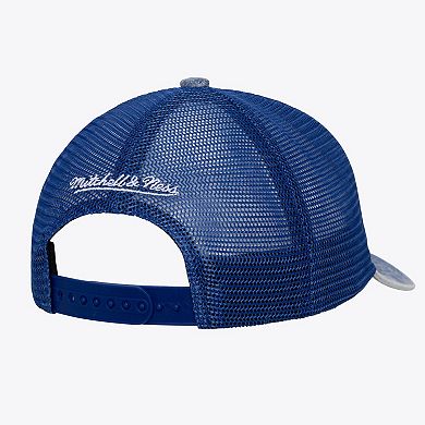 Unisex Mitchell & Ness Royal Los Angeles Dodgers Gameday Adjustable Trucker Hat