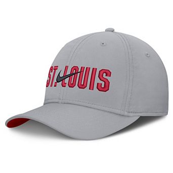 Men's Nike Gray St. Louis Cardinals Primetime Dri-FIT Rise Bozz Flex Hat