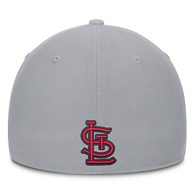 Men's Nike Gray St. Louis Cardinals Primetime Dri-FIT Rise Bozz Flex Hat