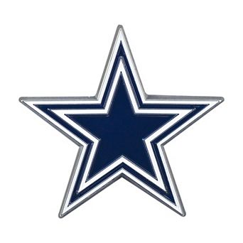 Logo Brands Dallas Cowboys Embossed Color Auto Emblem