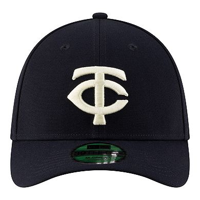 Men's New Era Navy Minnesota Twins Alternate Player Replica 39THIRTY M-Crown Flex Hat