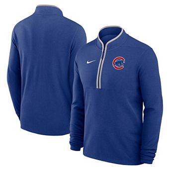 Men's Nike Royal Chicago Cubs Dri-FIT Victory Half-Zip Pullover